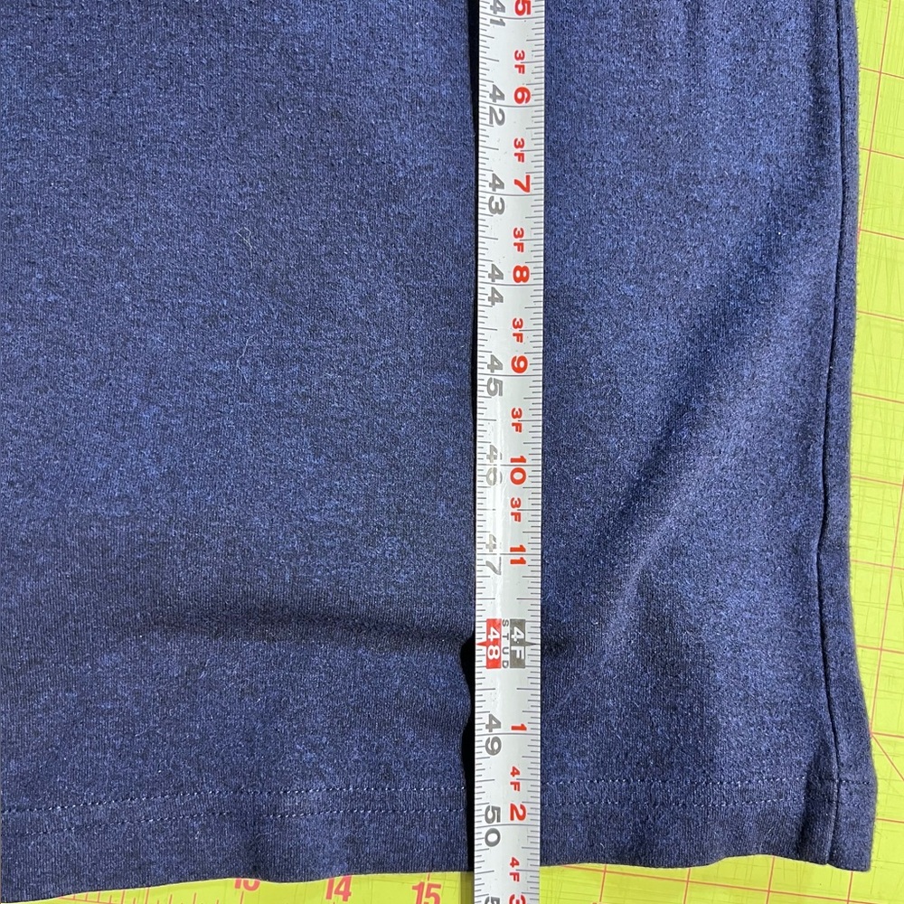 LL Bean indigo long maxi dress sleeveless v neck sundress navy blue stretchy - Picture 11 of 11